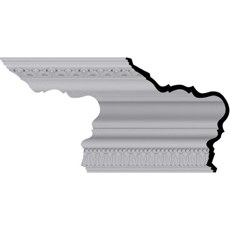 Ekena Millwork 11 5/8"H x 15 3/8"P x 18 3/4"F x 94 1/2"L, (2" Repeat), Coogan Crown Moulding MLD11X15X18CG